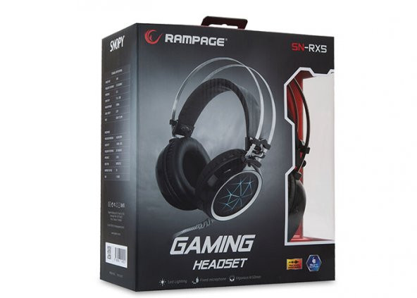 Snopy Rampage SN-RX5 Gaming Siyah Mikrofonlu Kulaklık - 3