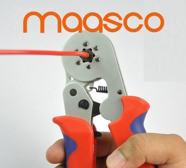 maasco YAC-9 (6 Koşeli yüksük sıkma pensesi 0.5 - 6.0 mm arası) Cırcırlı