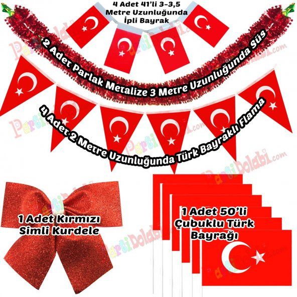23 Nisan Süsleri Seti, 29 Ekim Süsleme Paketi - 1