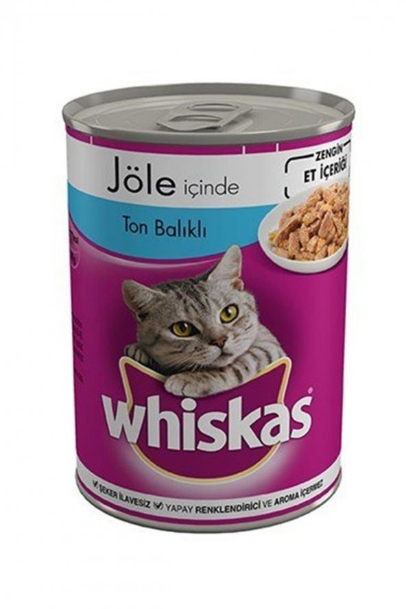 Whiskas Ton Balıklı Yetişkin Kedi Konservesi 400 Gr*#+