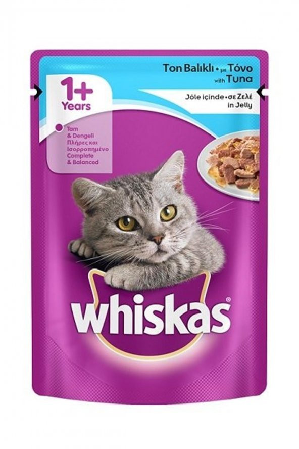 Whiskas Ton Balıklı Yetişkin Kedi Konservesi 100 Gr*