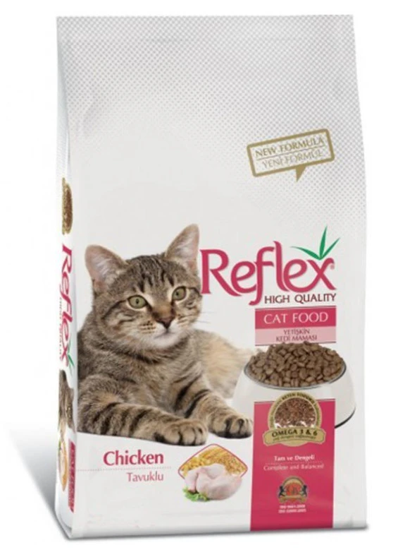 Reflex Tavuk Etli Yetişkin Kedi Maması 15 Kg