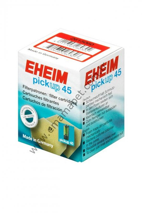 Eheim PickUp 2006 İç Filtre Yedek Süngeri 2 Adet