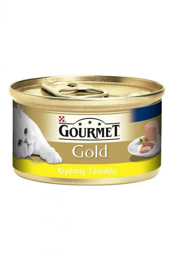 Gourmet Gold Kıyılmış Tavuk Etli Kedi Konservesi 85 Gr