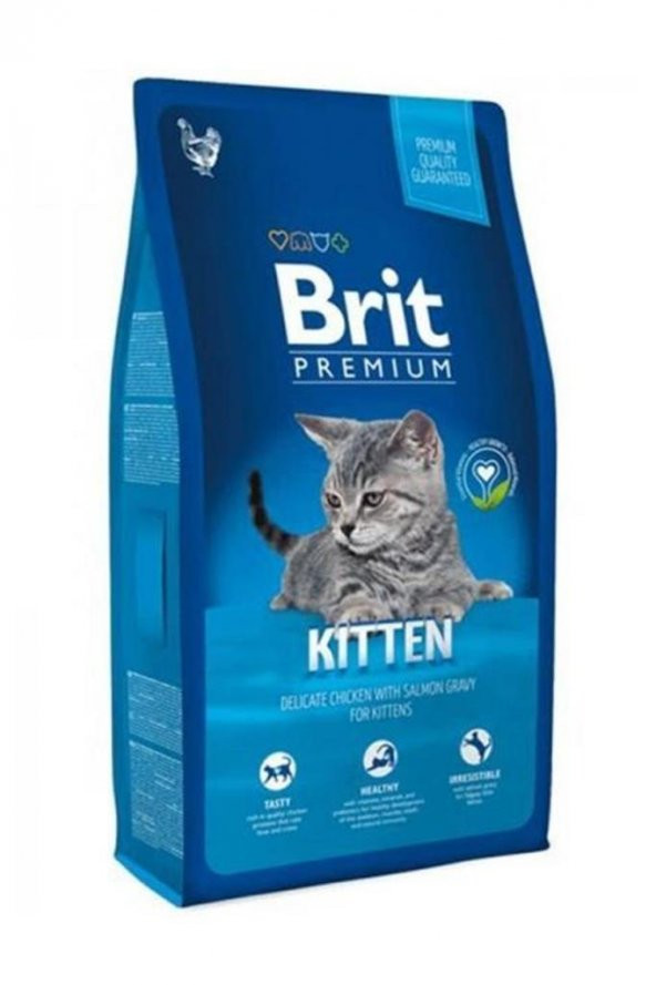 Brit Premium Tavuk Etli ve Pirinçli Yavru Kedi Maması 8 Kg