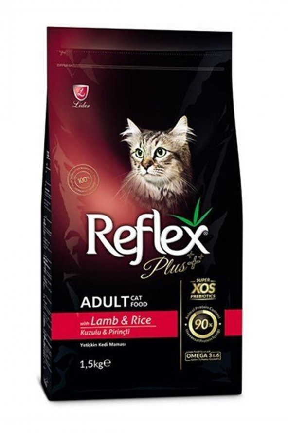 Reflex Plus Kuzu Etli Yetişkin Kedi Maması 1.5 Kg