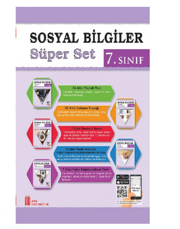 Ata 7.Sınıf Sosyal Bilgiler Süper Set 2019-2020
