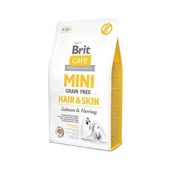 Brit Care Tahılsız Somonlu Hair Skin Mini Irk Köpek Maması 2 Kg