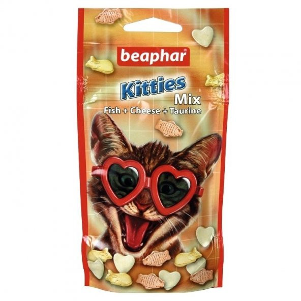 Beaphar Kitties Mix Yavru Kedi Ödül Tableti 32.5 Gr