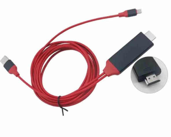 Apple iPhone Lightning HDMI Kablo - 3