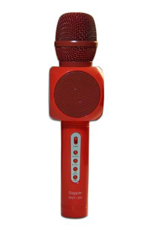 Doppler Bluetooth ve Hoparlörlü Karaoke Mikrofon MVT-300 Kırmızı