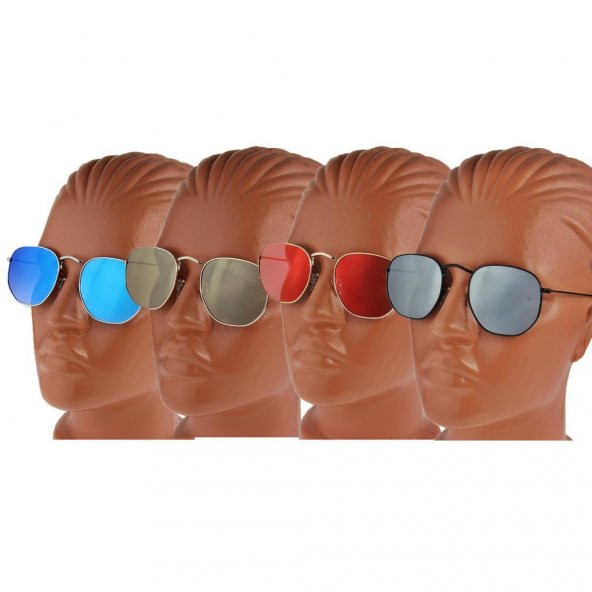 Daniel Klein Polarize Bayan Güneş Gözlüğü Beşgen Aynalı Camlı Model - 2