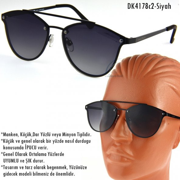 Daniel Klein DKPLRZ4178 Aynalı Bayan Güneş Gözlüğü - 3