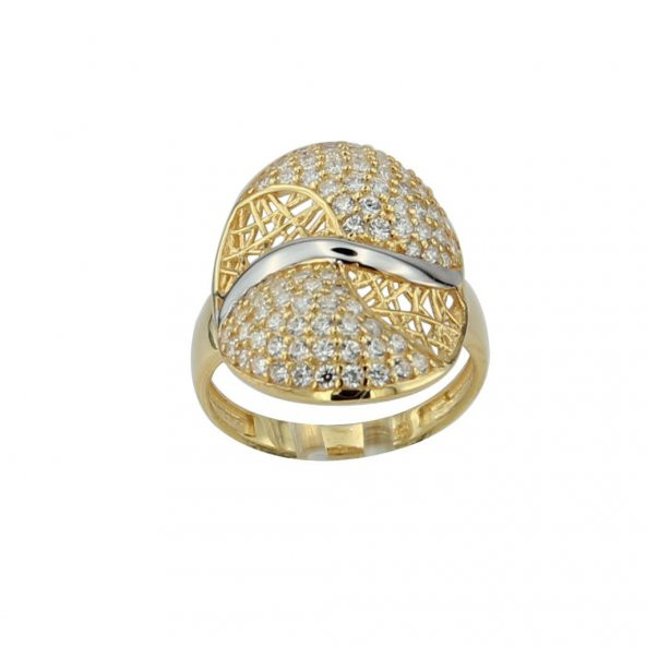 Özel tasarım gümüş bayan yüzüğü