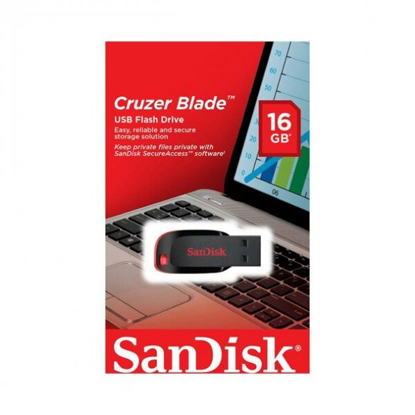 SanDisk Cruzer Blade 16GB Usb Bellek  (SDCZ50-016G-B35)
