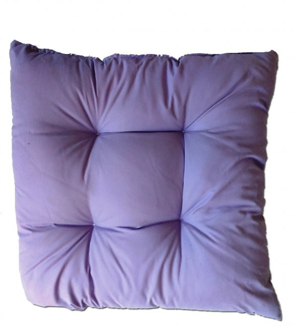 Dekoratif Pofuduk Bağcıklı Silikonlu Sandalye Minderi - 3