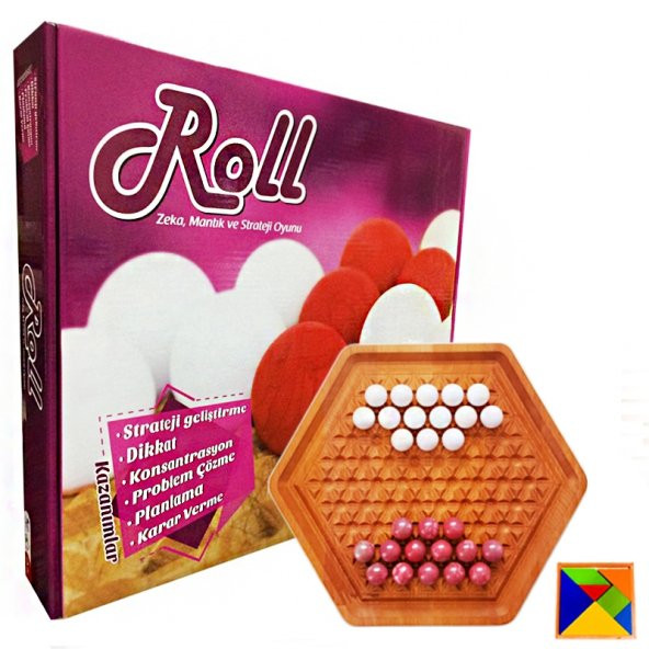 Roll Akıl ve Zeka Oyunları - Eğitici Zeka Oyunları - Ahşap Zeka