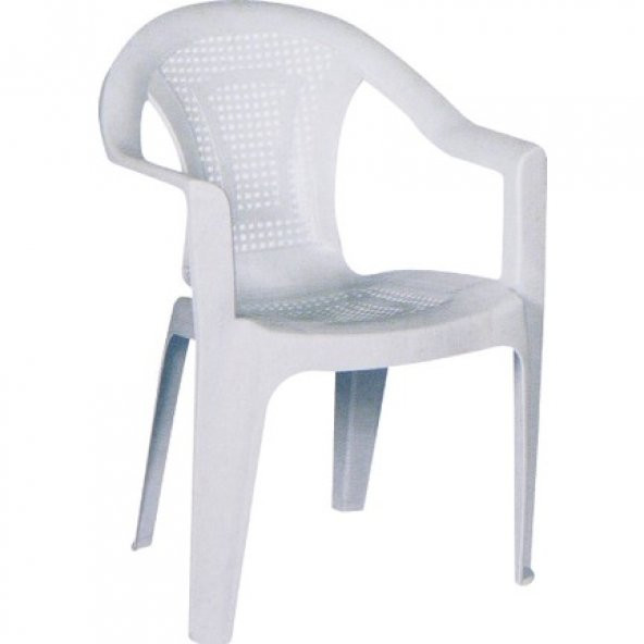 Violet Venüs Koltuk Beyaz Plastik Sandalye Bahçe Sandalyesi