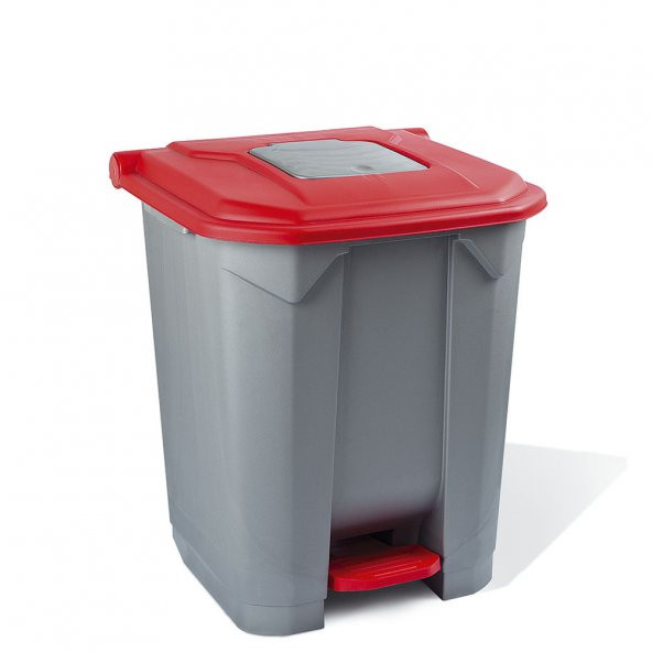 PEDALLI ÇÖP KOVASI 50 LT KONTEYNER TİPİ TEKERLEKLİ - 3