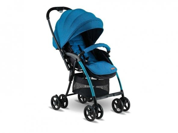 Babyhope BH-3100 Viva Çift Yönlü Bebek Arabası Mavi