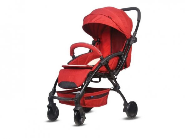 Babyhope BH-3075 Lavida Çift Yönlü Bebek Arabası Kırmızı