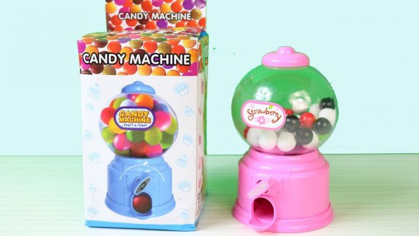 Candy Machine Mini Şeker Makinası Kumbara Şeker Kumbarası
