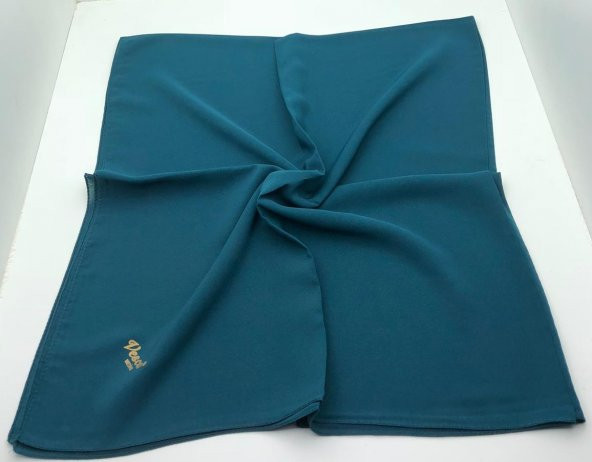 MEDİNE İPEĞİ PETROL MAVİSİ BAŞÖRTÜ