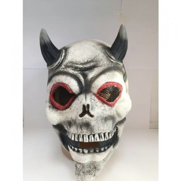Buldum Korkunç Maskeler Halloween Şeytan Maskesi Korku Maskesi