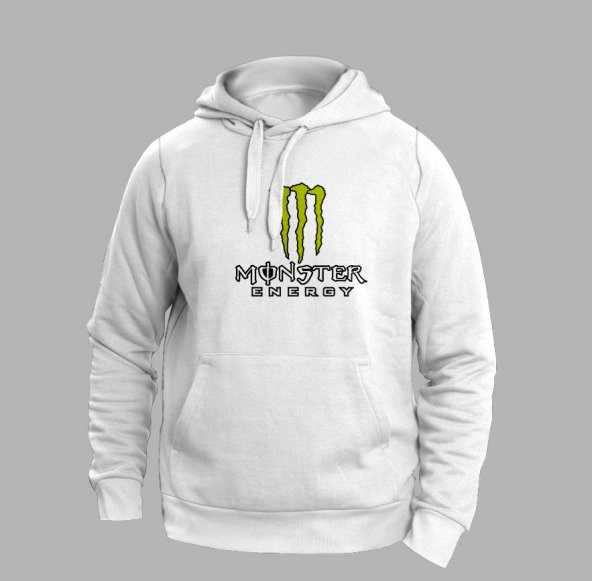 MONSTER BEYAZ SWEATSHIRT