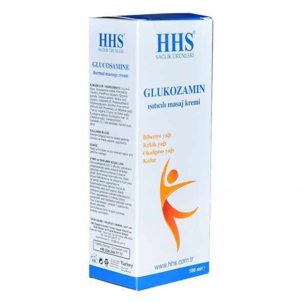 HHS ARTH260 Glukozamin Isıtıcılı Masaj Kremi Biberiye Kafur 100ML - 3