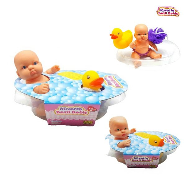 Ördekli Banyocu Bebek Duşcu Bebek Oyuncak Et Bebek Banyocu