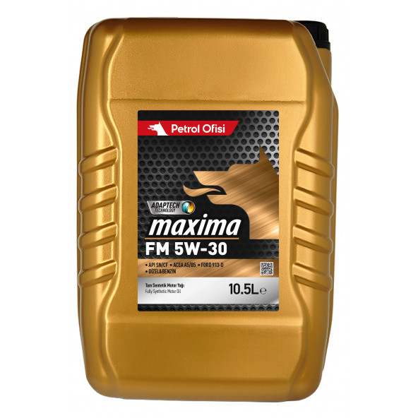 Petrol Ofisi Maxima FM 5W-30 10.5 lt Motor Yağı - 2023