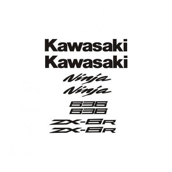Kawasaki 636 Sticker Set