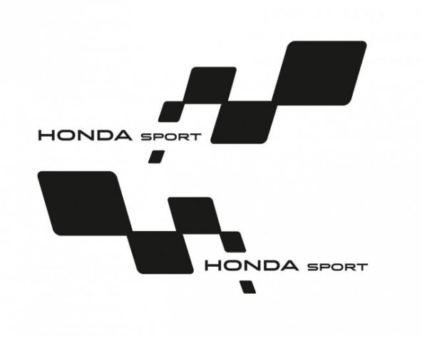 Honda Sport Yan Kapı için Çamurluk Sticker 2 Adet Sağ Sol