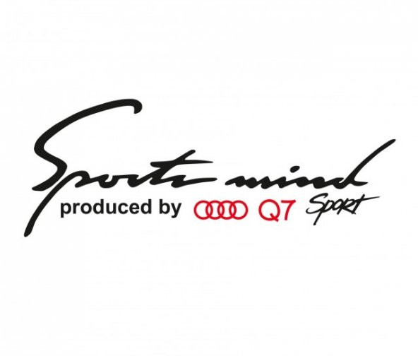 Audi Q7 Mind Sport Far Üstü Oto Sticker Kaput Yapıştırma
