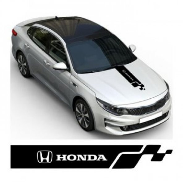 Honda araba Kaput Oto Sticker Yapıştırma