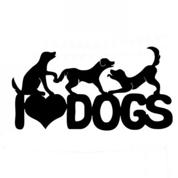 Köpek Sevgisi Araba Oto Sticker Yapıştırma