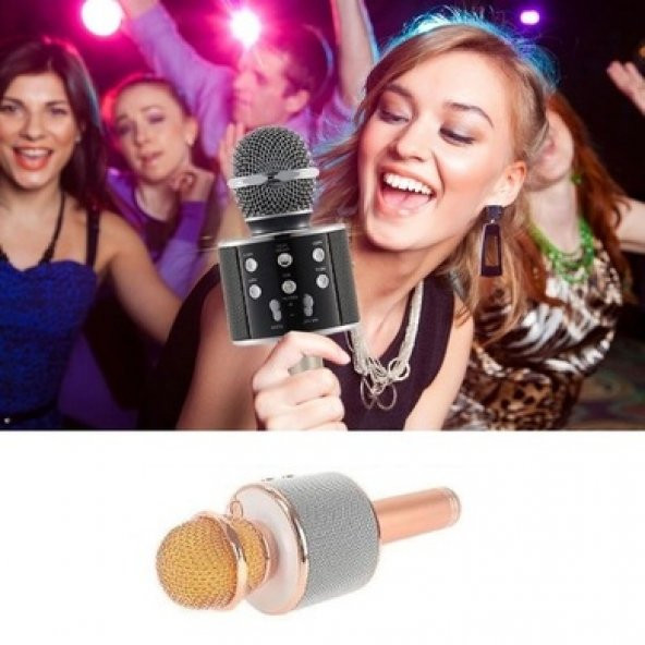 Yeni Bir Eğlence Karaoke Mikrofon Sihirli Karaoke Bluetooth Mikro