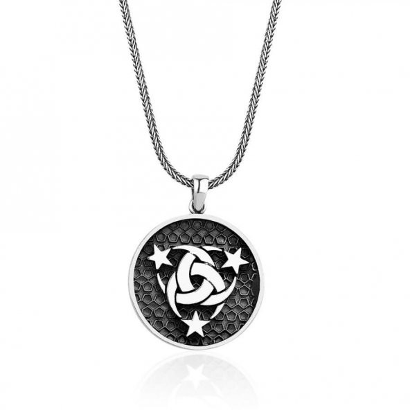 Devlet-Ebed-Müddet Motifli Erkek Kolye ürün görseli