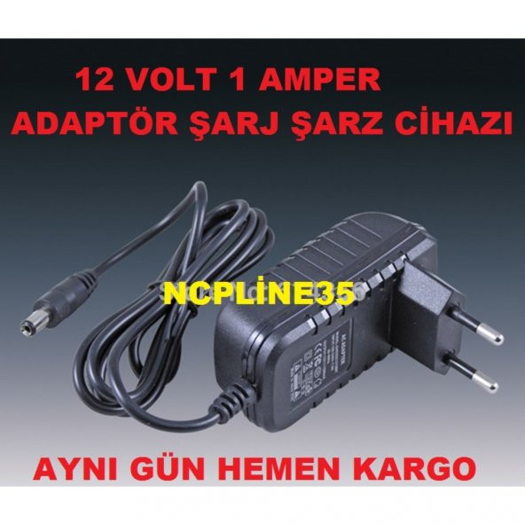 12 VOLT 1 AMPER MODEM ADSL VDSL ADAPTÖRÜ KALİTELİ