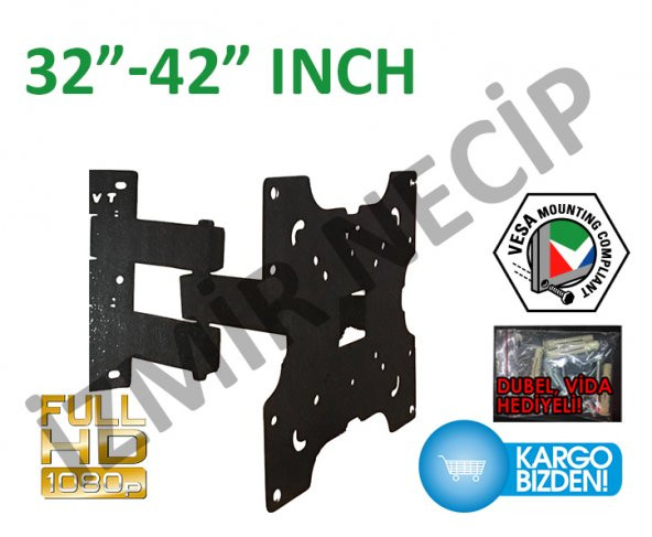 NCPLİNE SUNNY AXEN İNTUM 32 İNÇ 82 EKRAN LCD LED TV ASKI APARATI METAL