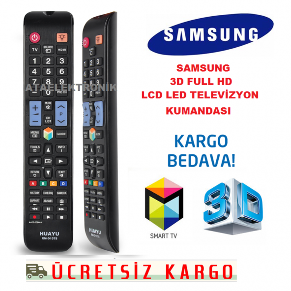 NCPLİNE SAMSUNG UE SERİSİ LCD LED TELEVİZYON AKILLI KUMANDASI 1078