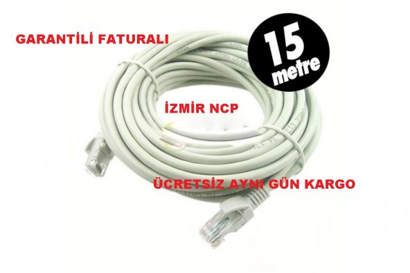NCPLİNE 15 METRE CAT6 KABLO ETERNET İNTERNET KABLOSU