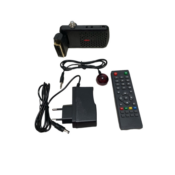 NCPLİNE SCART GİRİŞLİ TÜPLÜ TV UYUMLU MİNİ UYDU ALICISI İNCE LCD TVLERE OLMAZZ - 3
