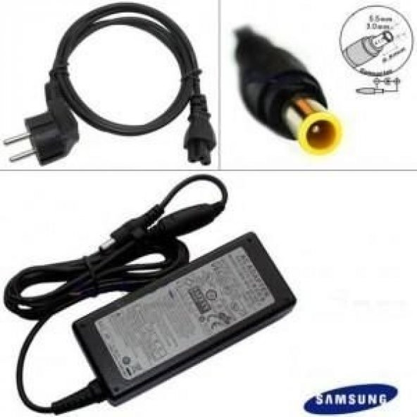 SAMSUNG TÜM MODELLER İLE UYUMLU LAPTOP ŞARJ ALETİ ŞARZ