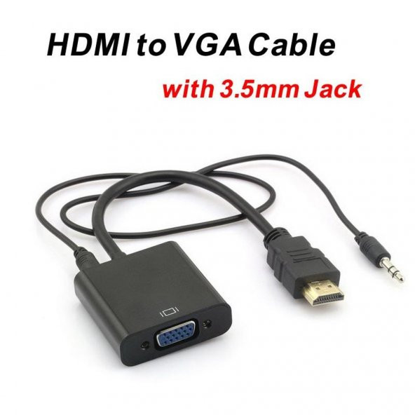 HDMI TO VGA KALİTELİ ORJİNAL FATURALI SESLİ