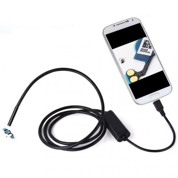 YILAN KAMERA Endoskop Boroskop 5M OTG Yılan Kamera + USB - 2
