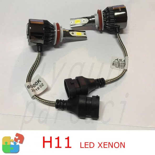 H11 Led Xenon Beyaz Işık ASM Marka-A Kalite (Garantili) - 3