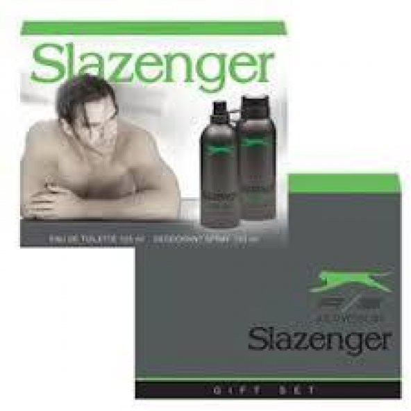 Slazenger Active Sport Yeşil EDT 125 ml + Deo Sprey 150 ml Erkek Parfüm Seti