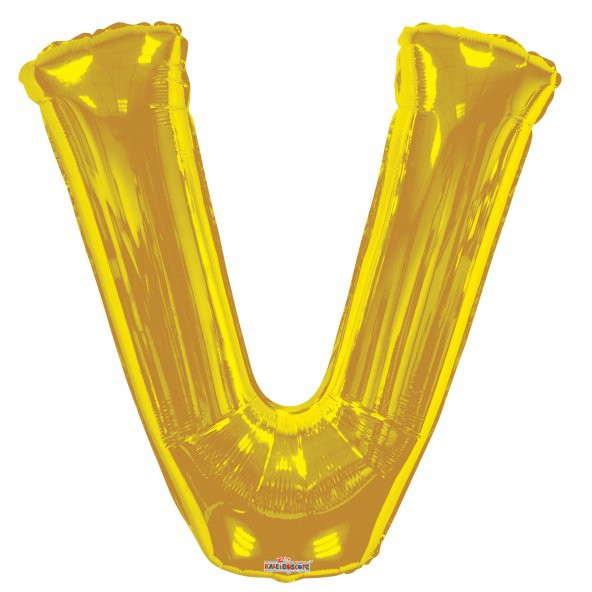 FOLYO BALON V HARF GOLD 90CM ( D.Ü 50 )